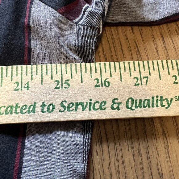 Wrangler Mens Western Shirt Size XL Striped Pearl Snap Long Sleeve Rodeo Classic - Picture 6 of 13